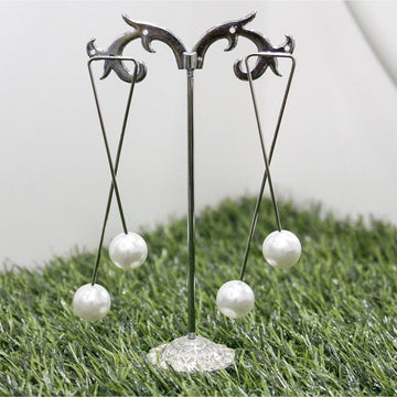 Hanging Pearl Earrings - Zee Collection pk