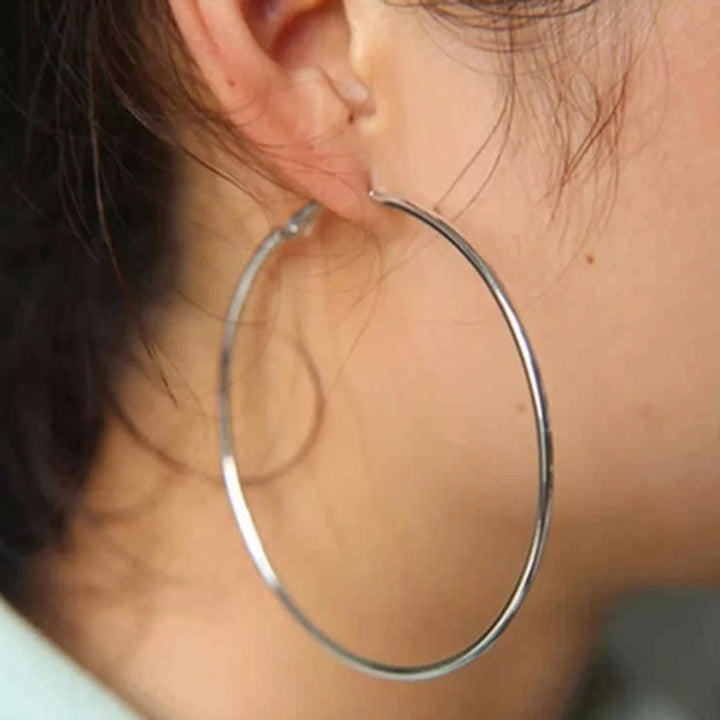 Big Round hoop Earrings
