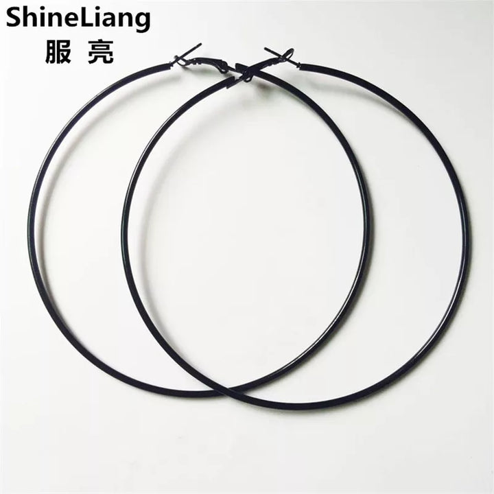 Big Round hoop Earrings
