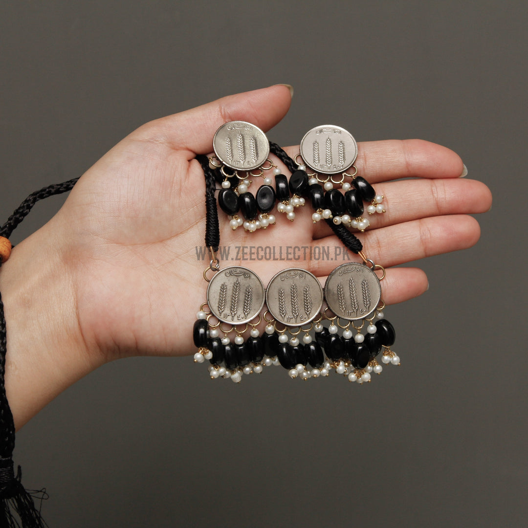 Afghani Coins Choker