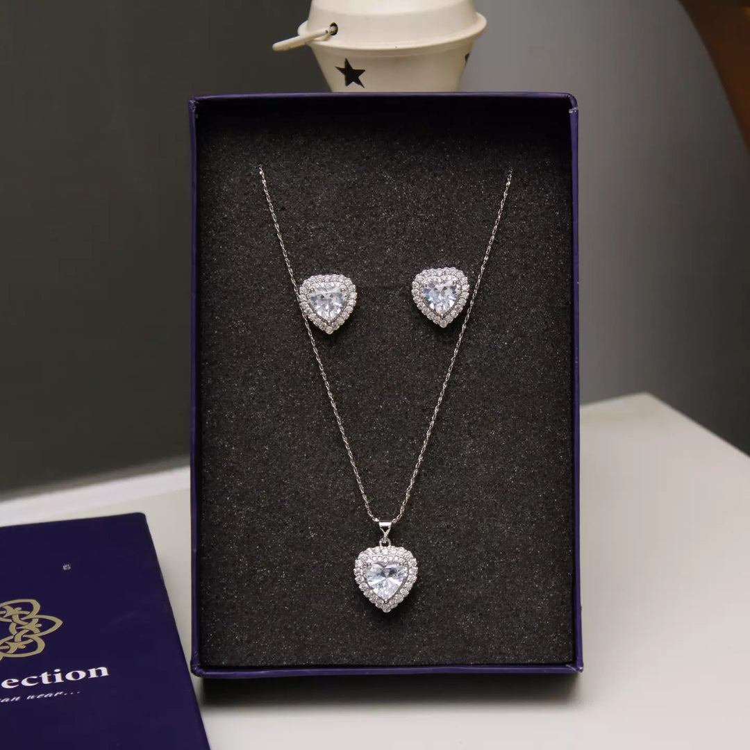 Heart pendant Set