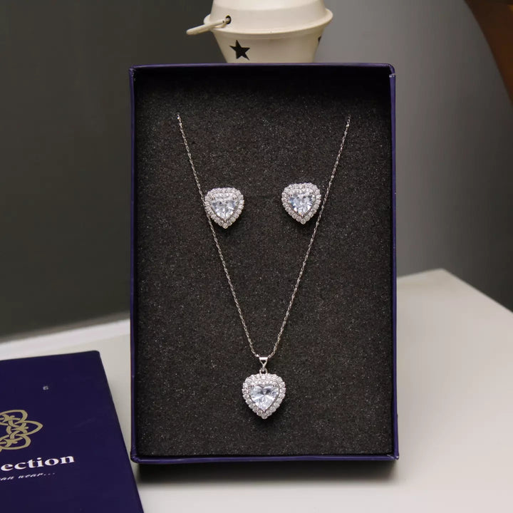 Heart pendant Set