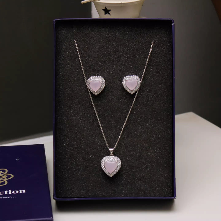 Heart pendant Set
