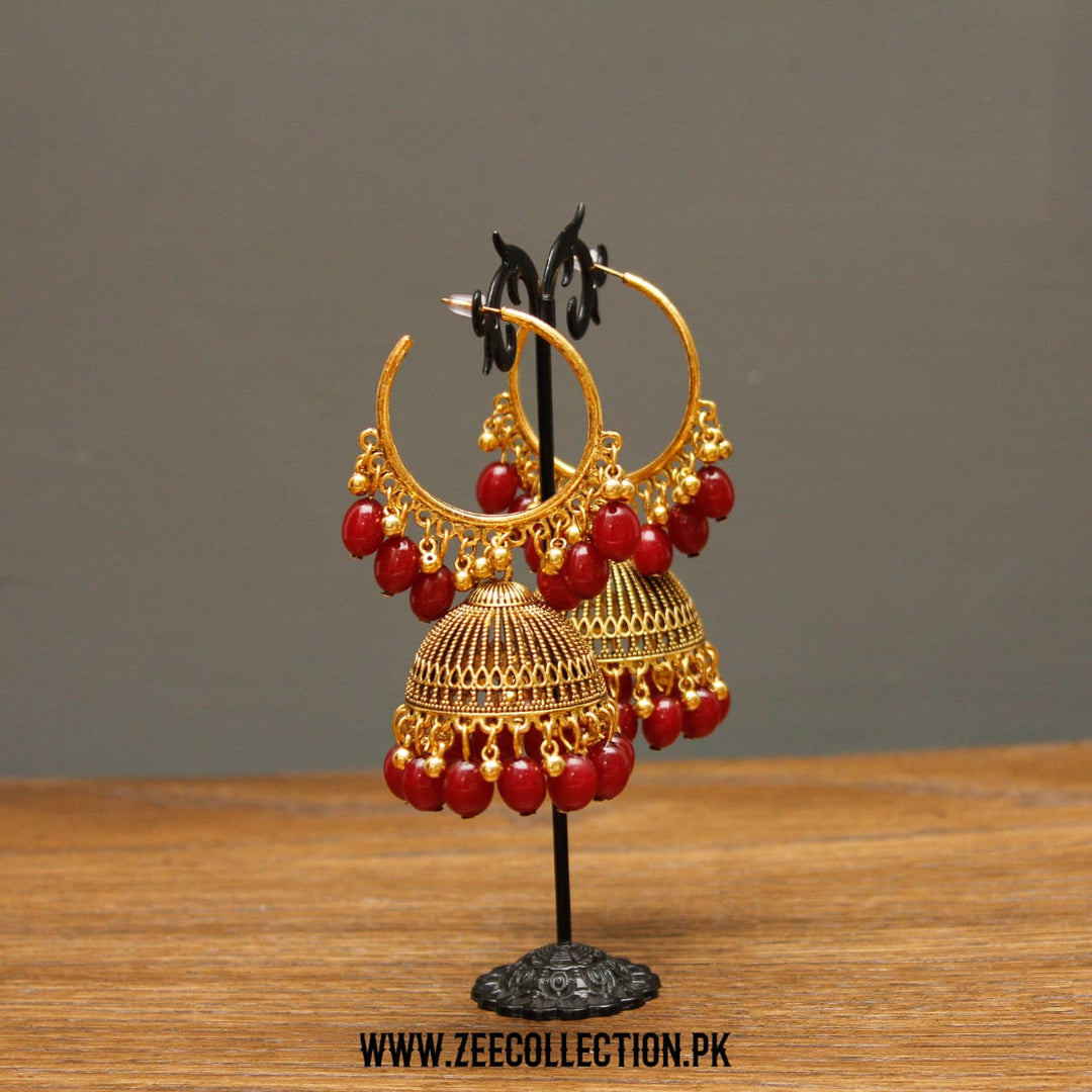 Hoop Bali jhumki