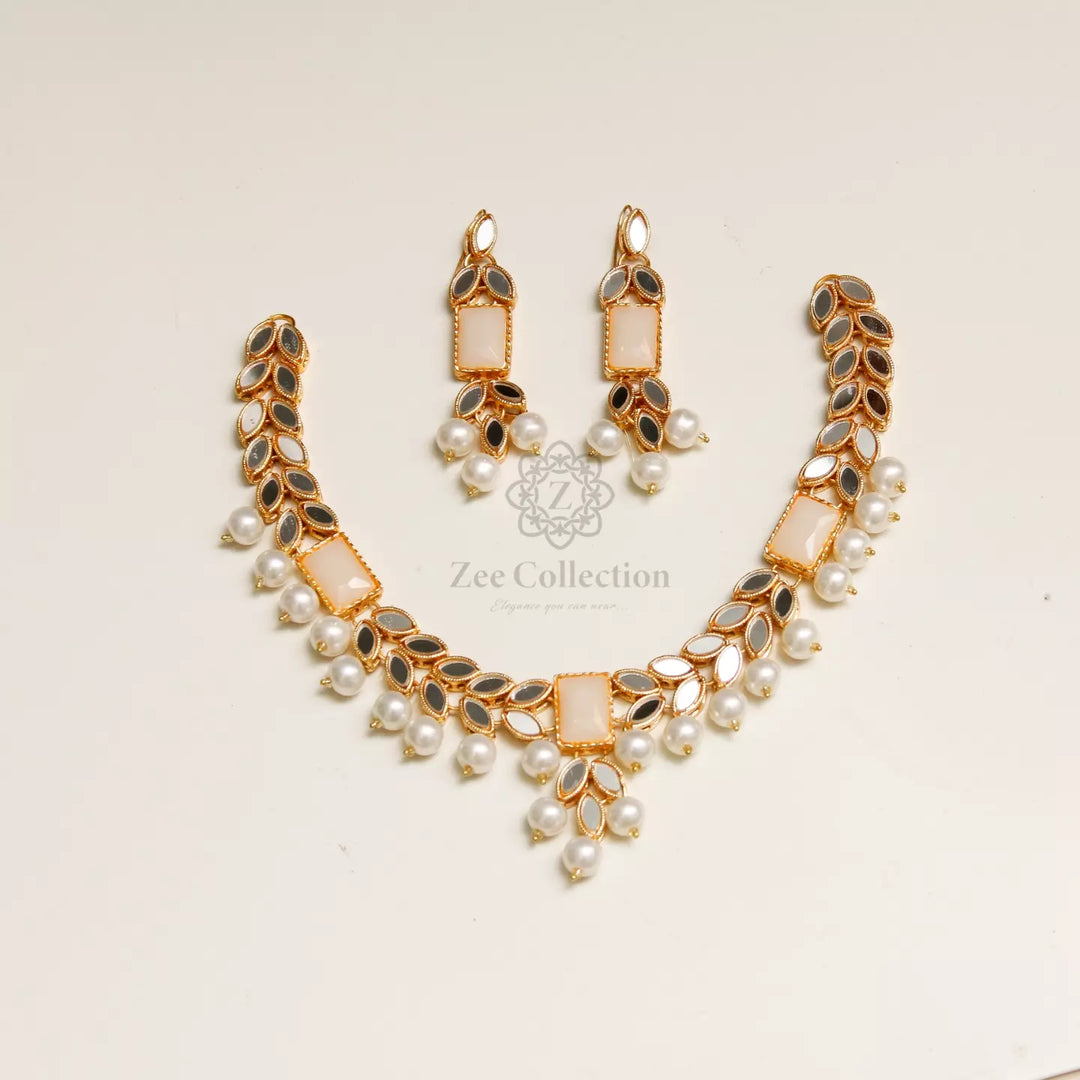 Leaf Kundan Set