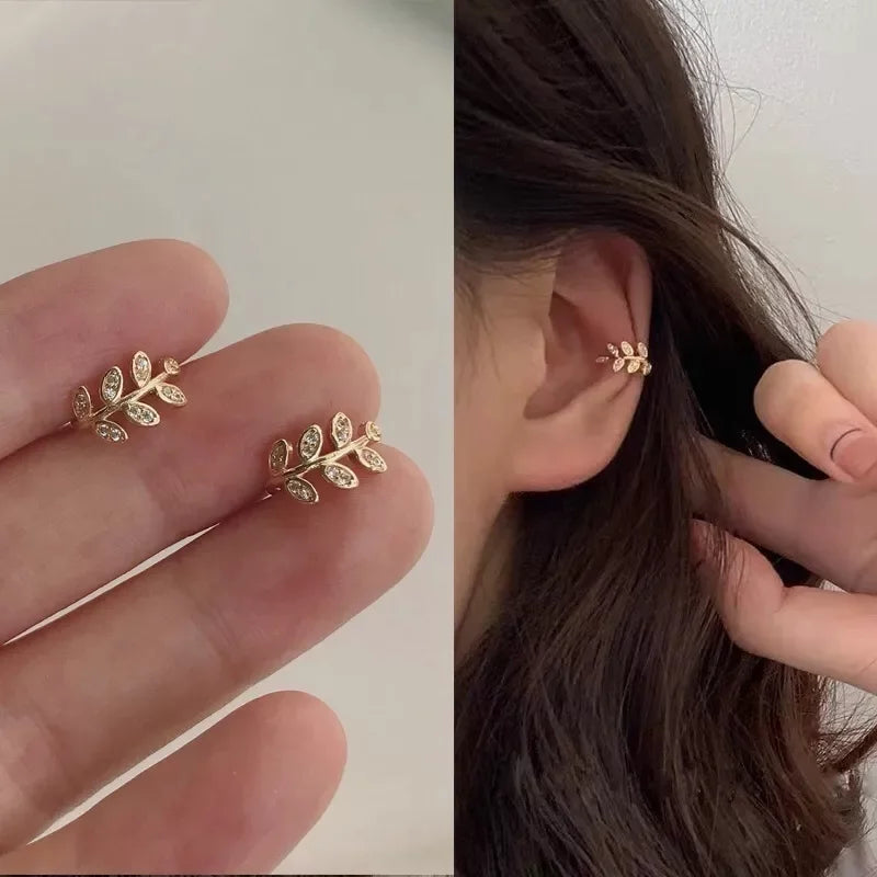 Cartilage Leaf Earcuff (1pc)