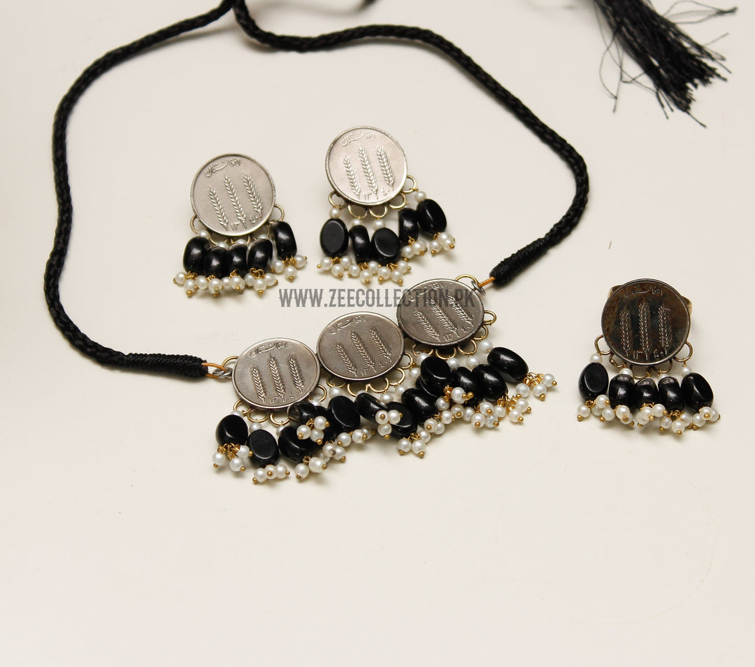 Afghani Coins Choker