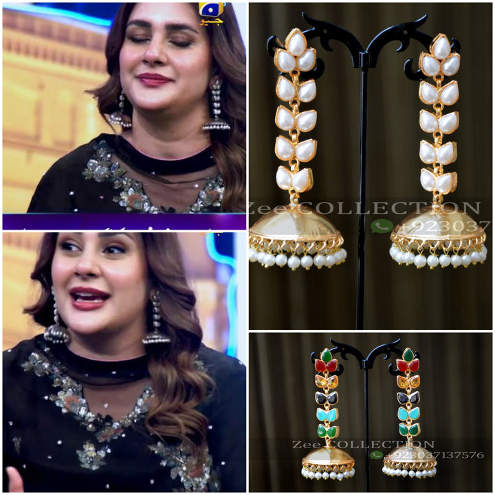 Kubra Leaf jhumka