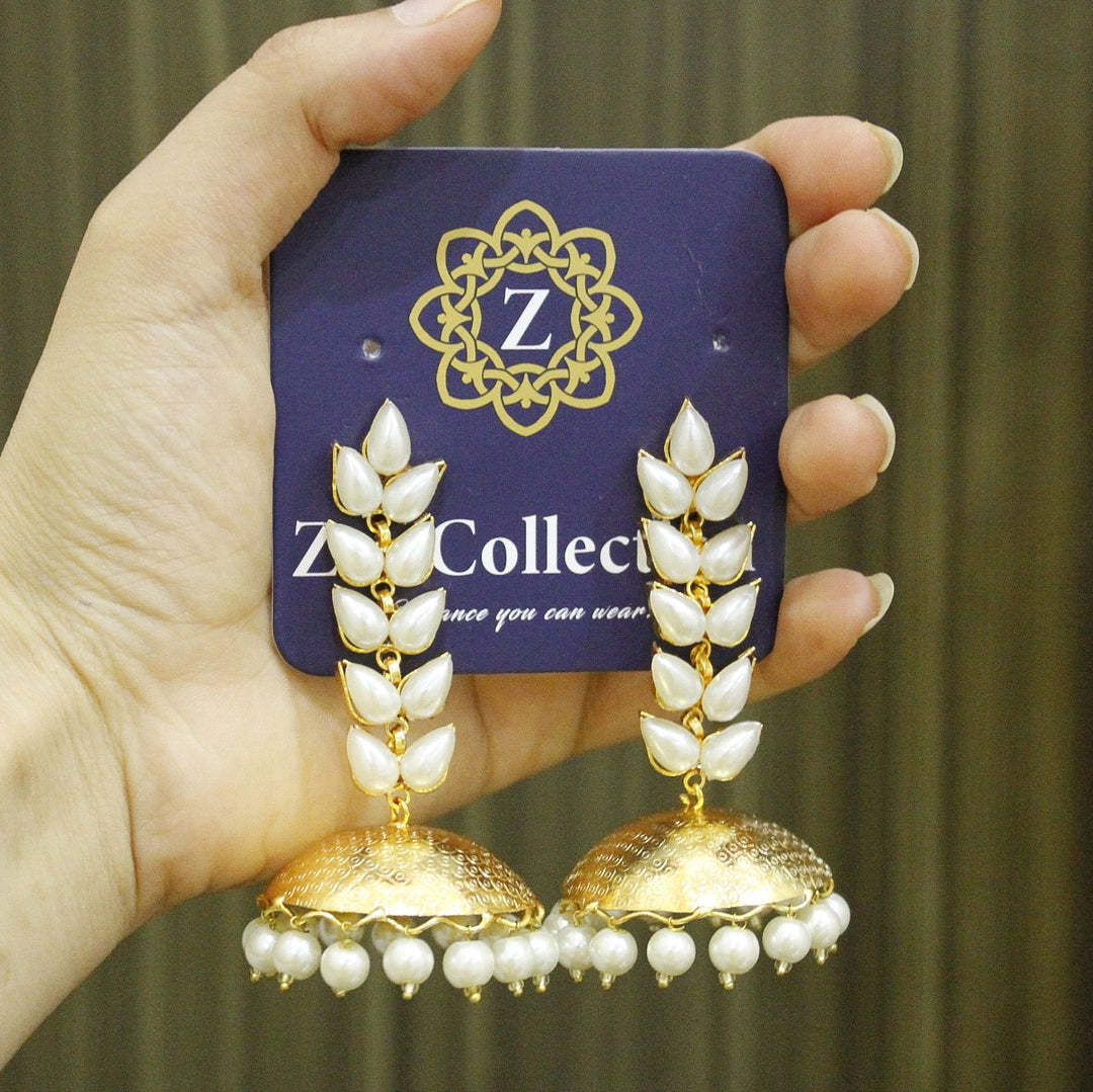Kubra Leaf jhumka