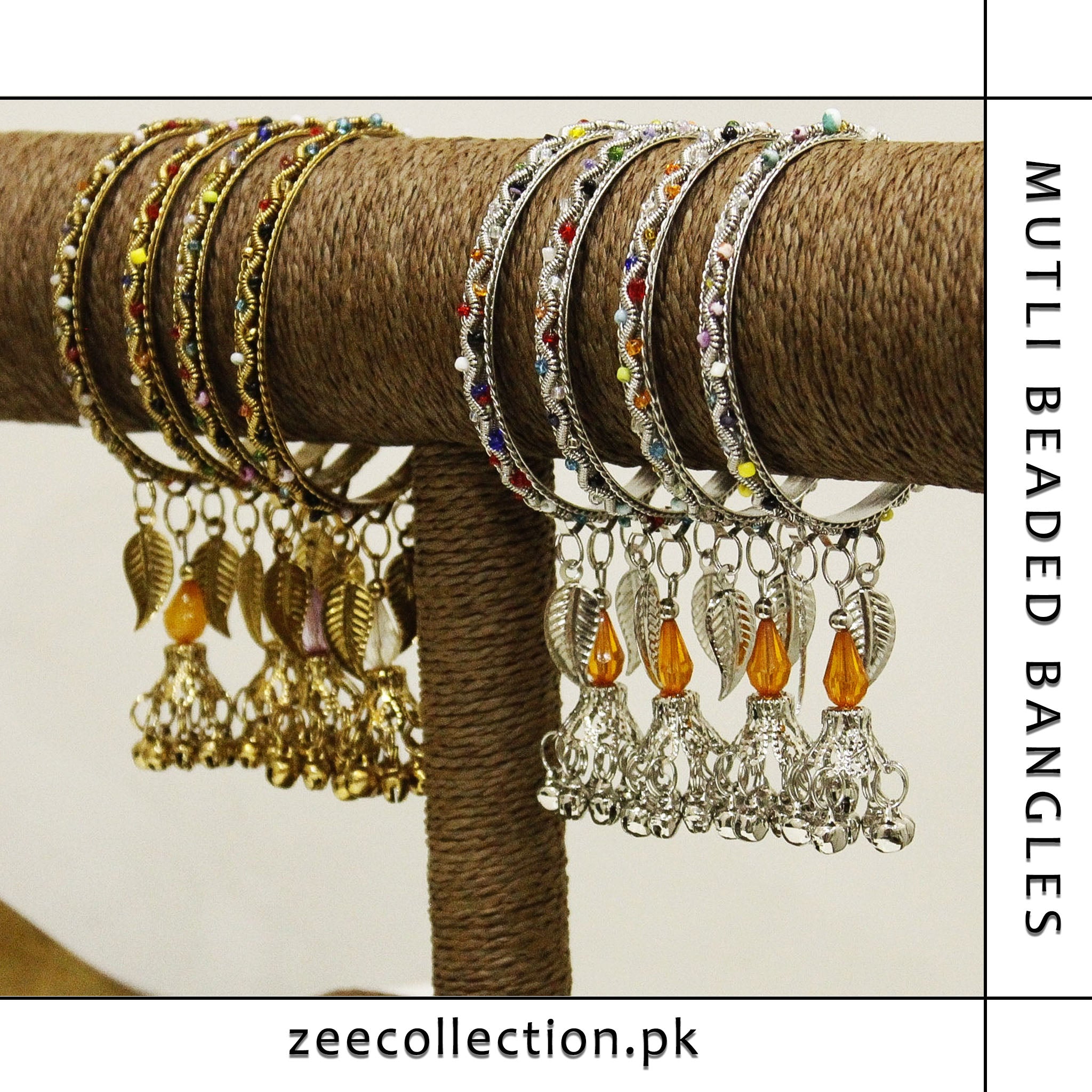Multi Beaded Bangles - Zee Collection pk