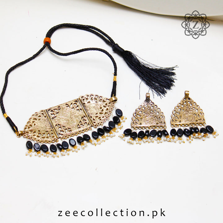 Traditional Antique Afghani Choker Set