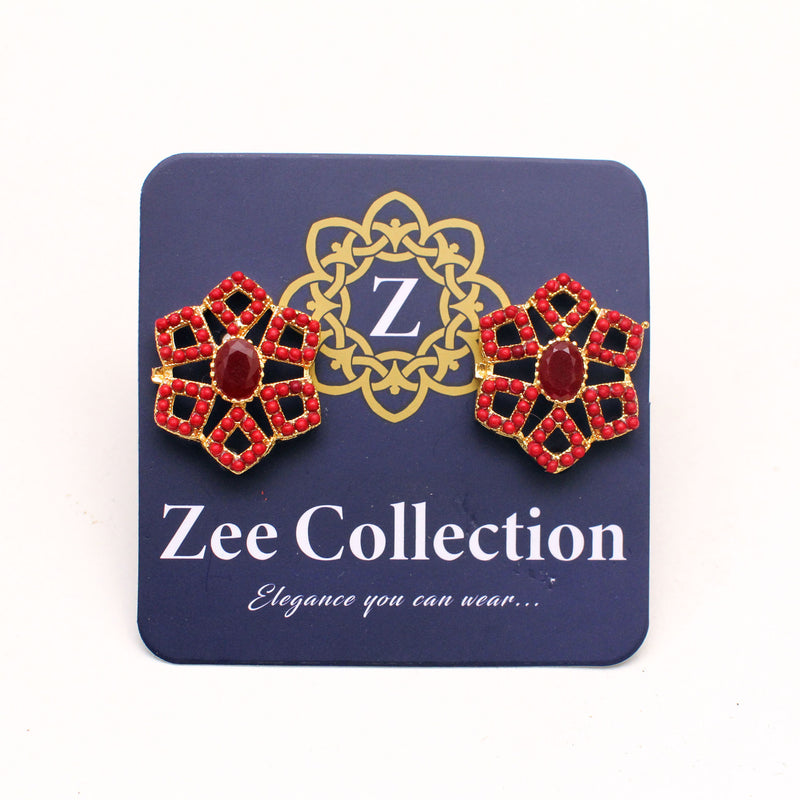 Hexagon Ear Studs - Zee Collection pk