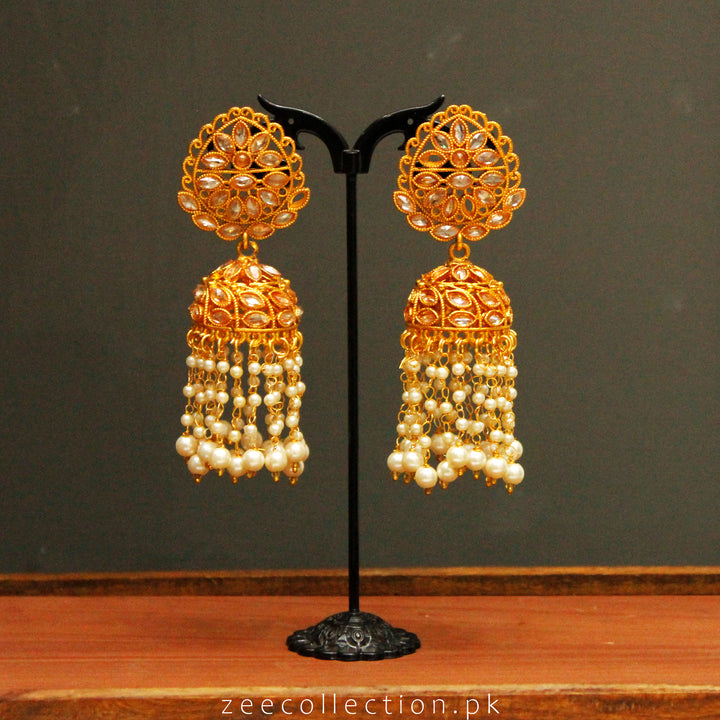 Drop Style Beaded Jhumki