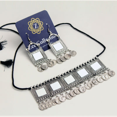Afghani Gold Coins Chokar Set - Zee Collection pk