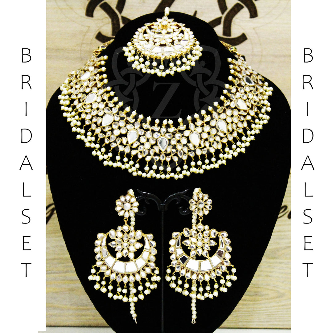 Minal Kundan Bridal Set - Zee Collection pk