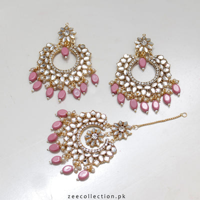 Haleema Earrings With Tekka