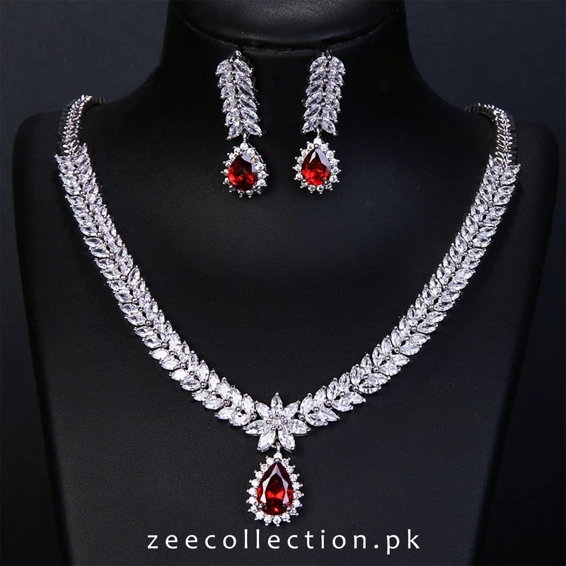 Cubic Zircon Diamante Necklace