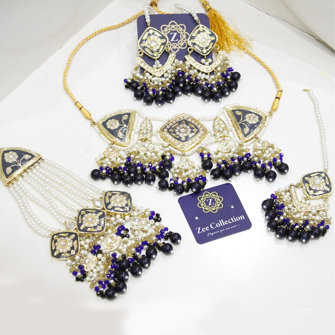 Inaya Bridal Set - Blue - Zee Collection pk