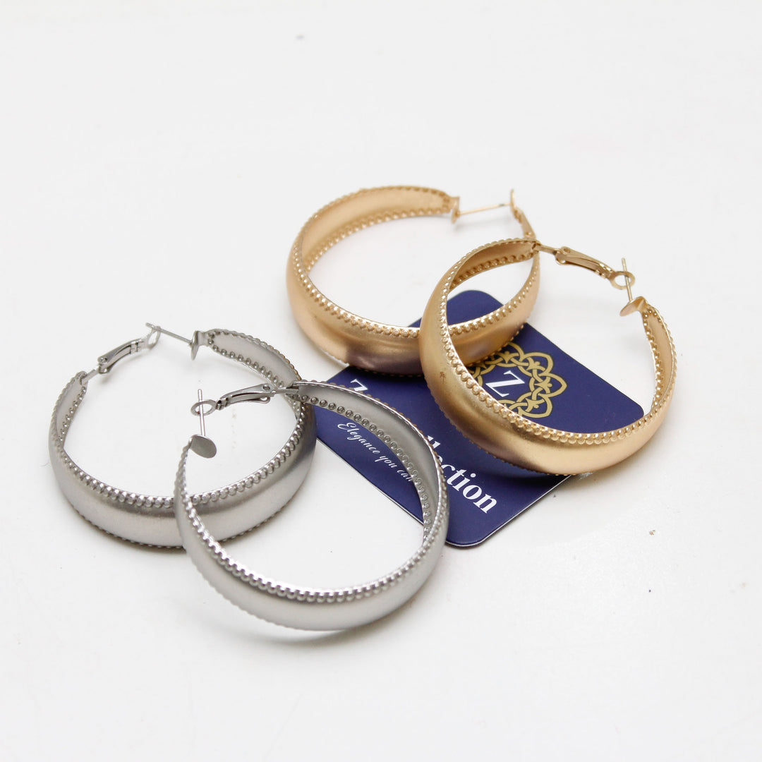 Hoop Bali Earrings - Zee Collection pk