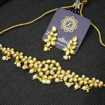 Indian Kundan Chokar Set - Zee Collection pk