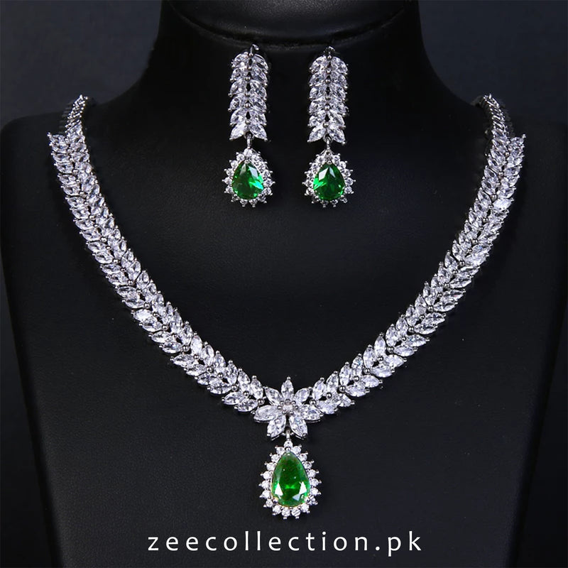 Cubic Zircon Diamante Necklace