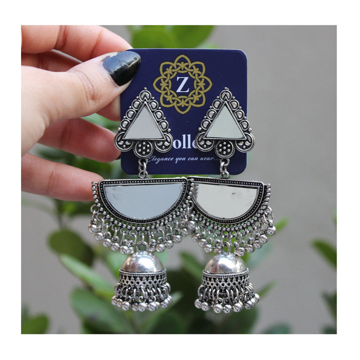 Triangle Mirror Jhumki - Zee Collection pk