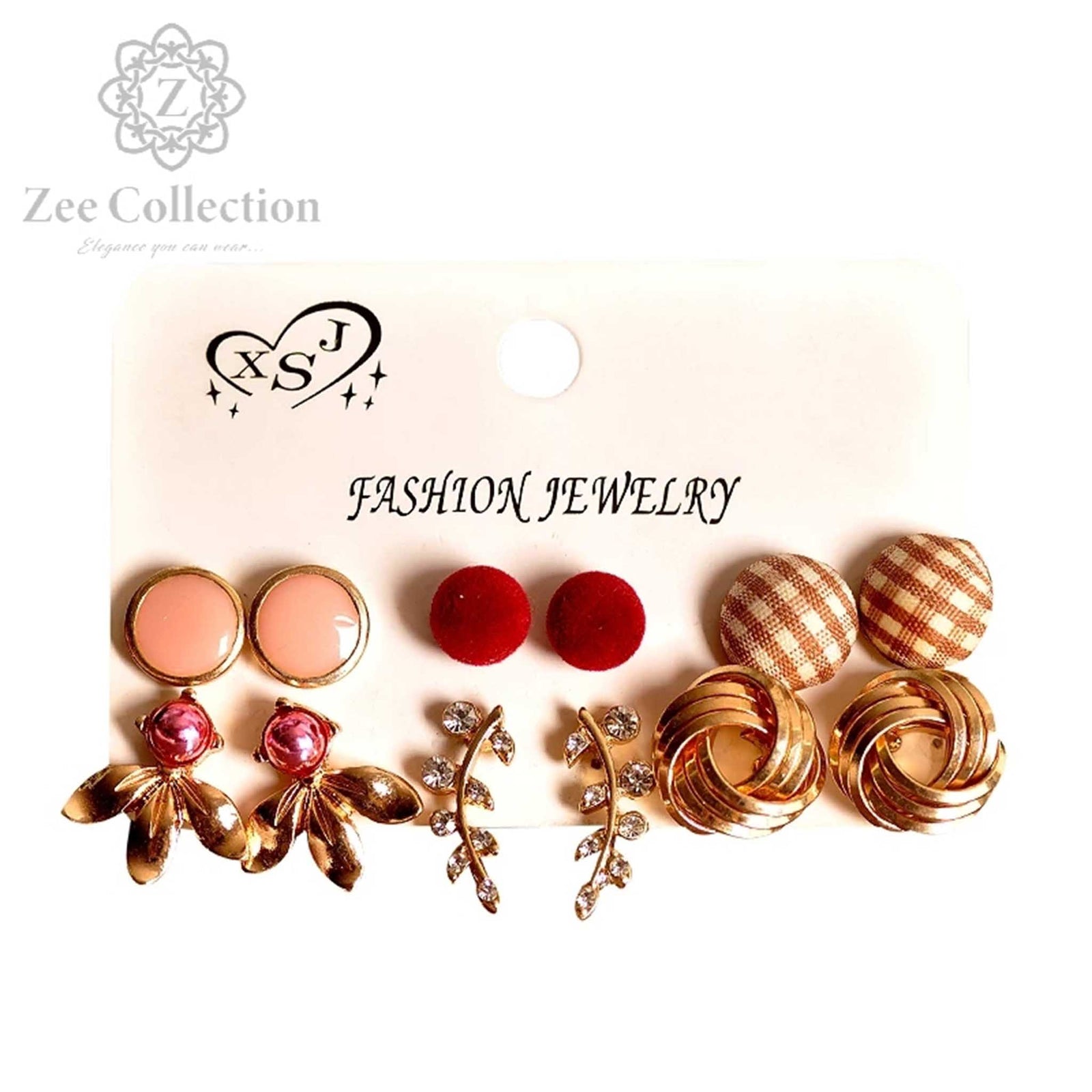 Ear Studs Pack - Zee Collection pk