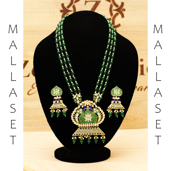 Peacock Menakari Malla Set - Zee Collection pk