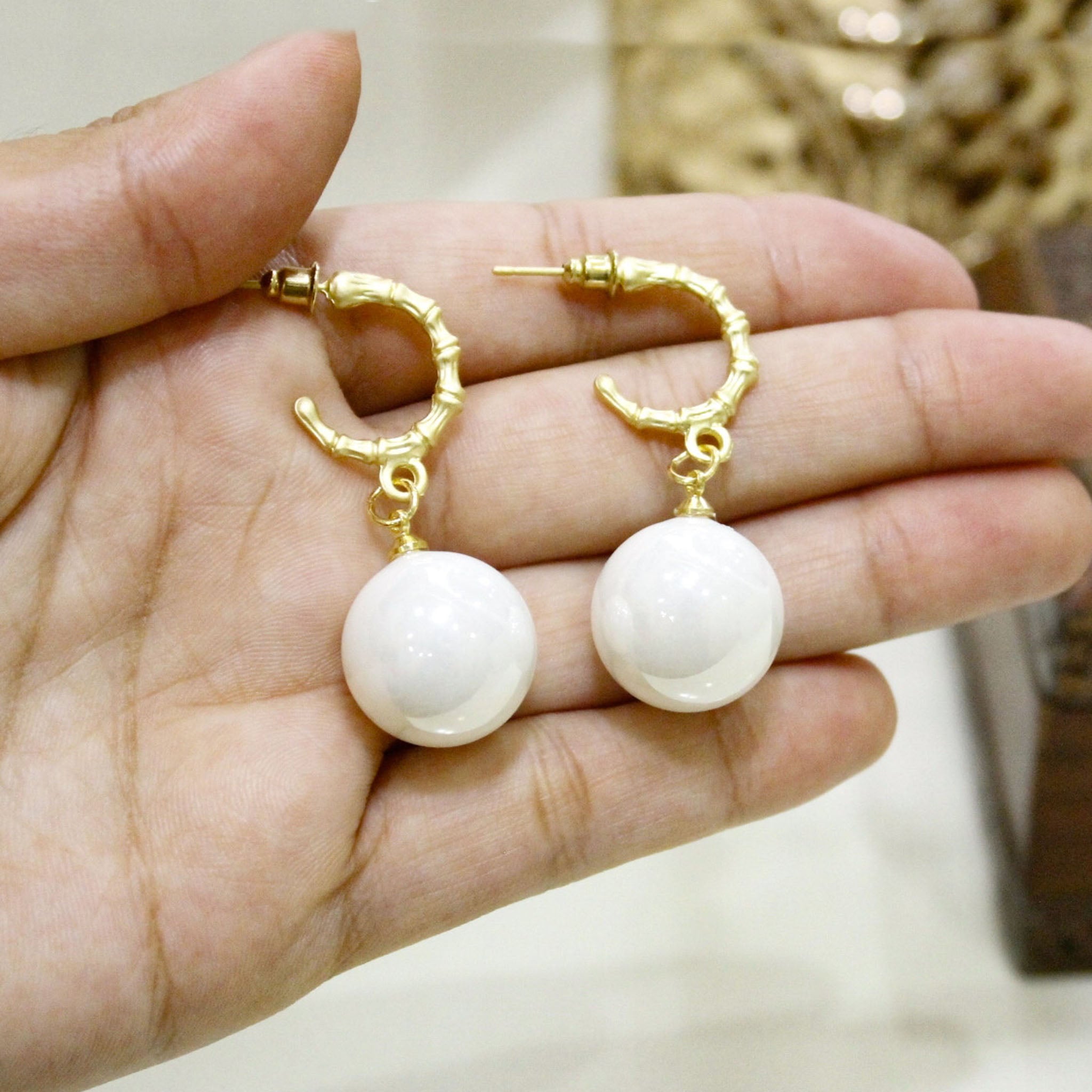 Ball Earrings - Zee Collection pk