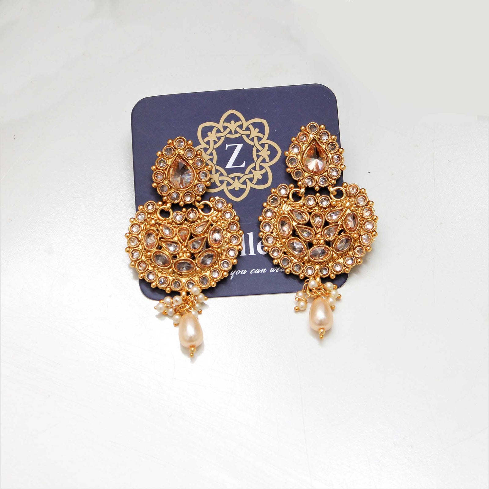 Polki Earrings - Zee Collection pk