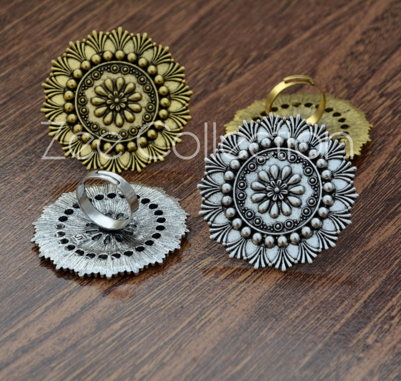 Zaba flower ring