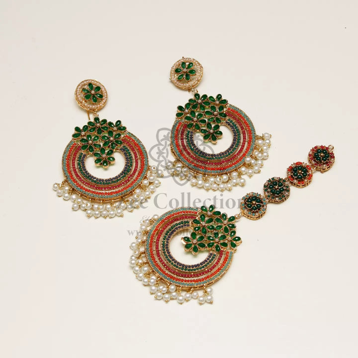 Asma Earrings with tekka