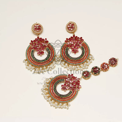 Asma Earrings with tekka