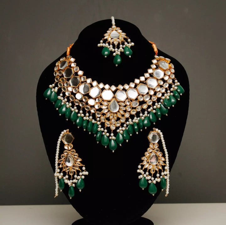 Aisha Bridal kundan Set