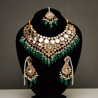 Aisha Bridal kundan Set