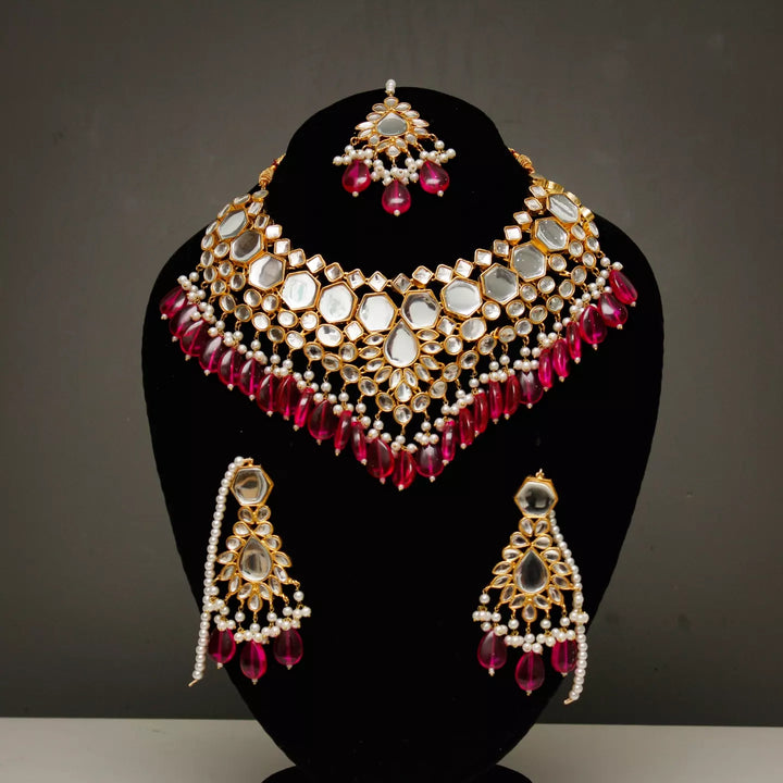 Aisha Bridal kundan Set