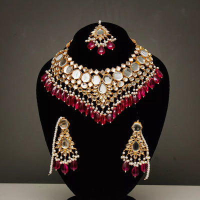 Aisha Bridal kundan Set