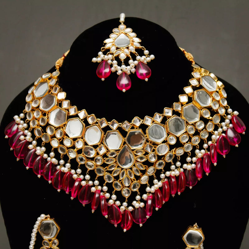 Aisha Bridal kundan Set