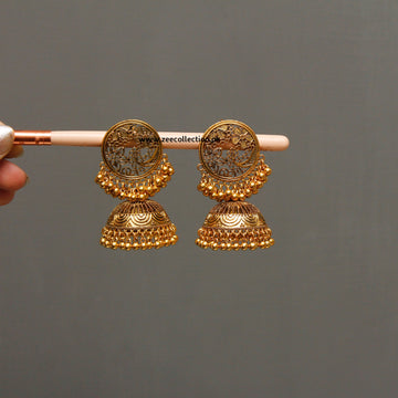 Peacock jhumka