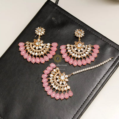 Noor E Mehfil Earrings With Tekka