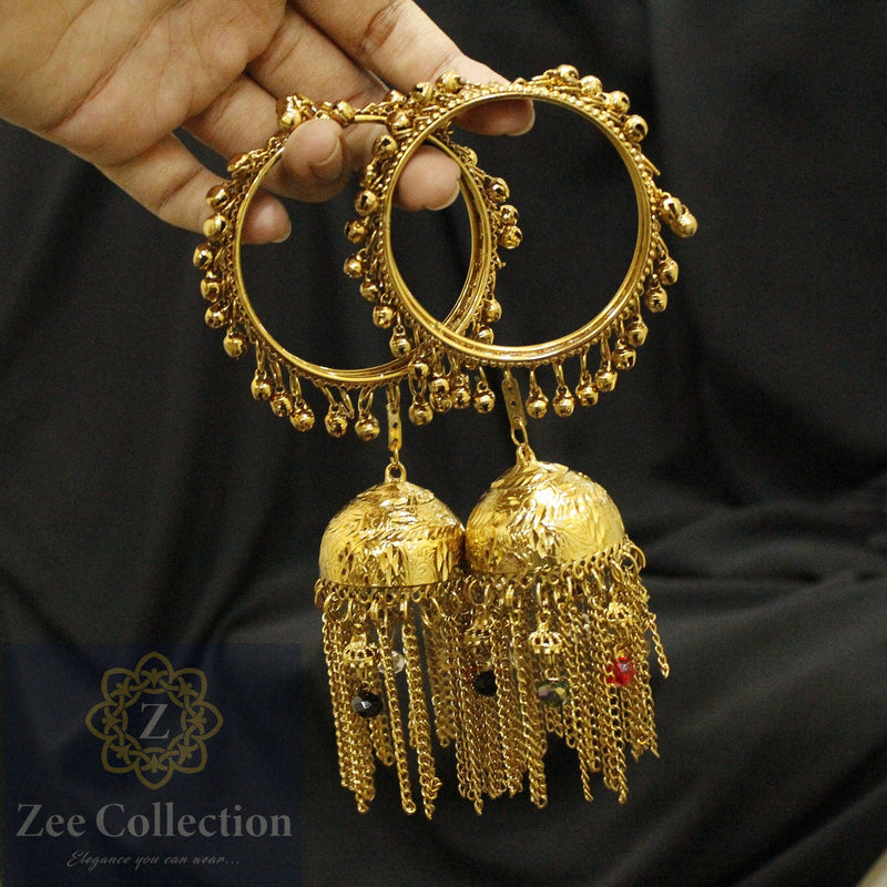 Multi Ghongru Jhumka Bangle
