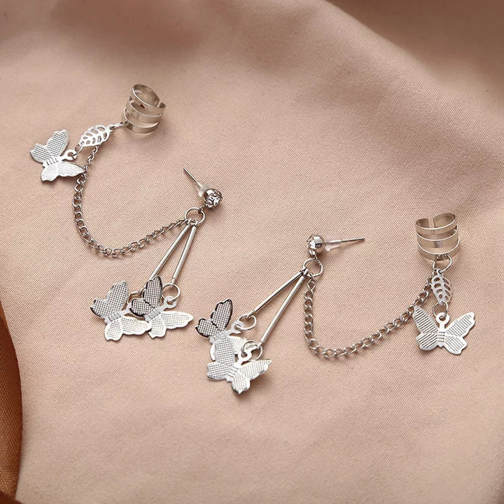Butterfly Ear Cuff 2 Pieces