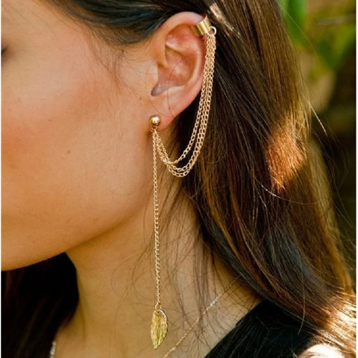 Leaf Ear Cuff 2 Pieces